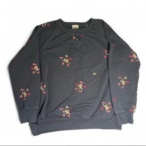 Como Vintage - Women’s Black crew neck sweatshirt with Western/Horse embroidery